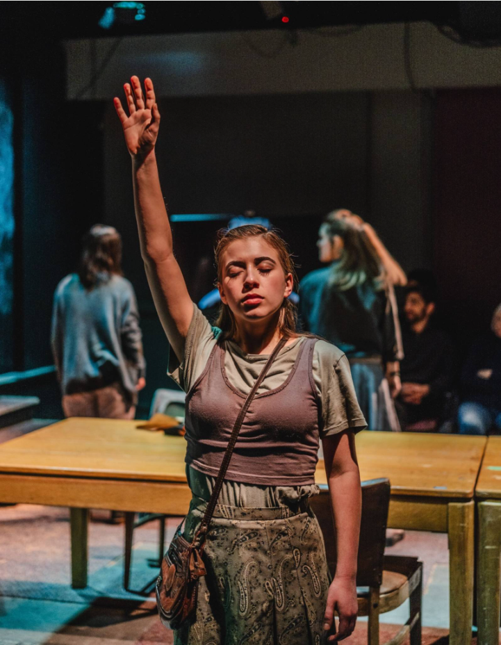Elžbieta Chernyak in scene from The Trials