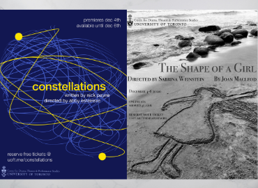 Posters of Constellations and The Shape of A Girl