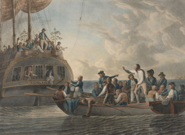 Mutiny on the Bounty Painting by Dodd